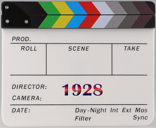 1928 Clapper Board